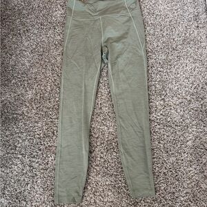 ❌SOLD NWT Allbirds sage green athletic Natural Legging hazy pine M wool blend